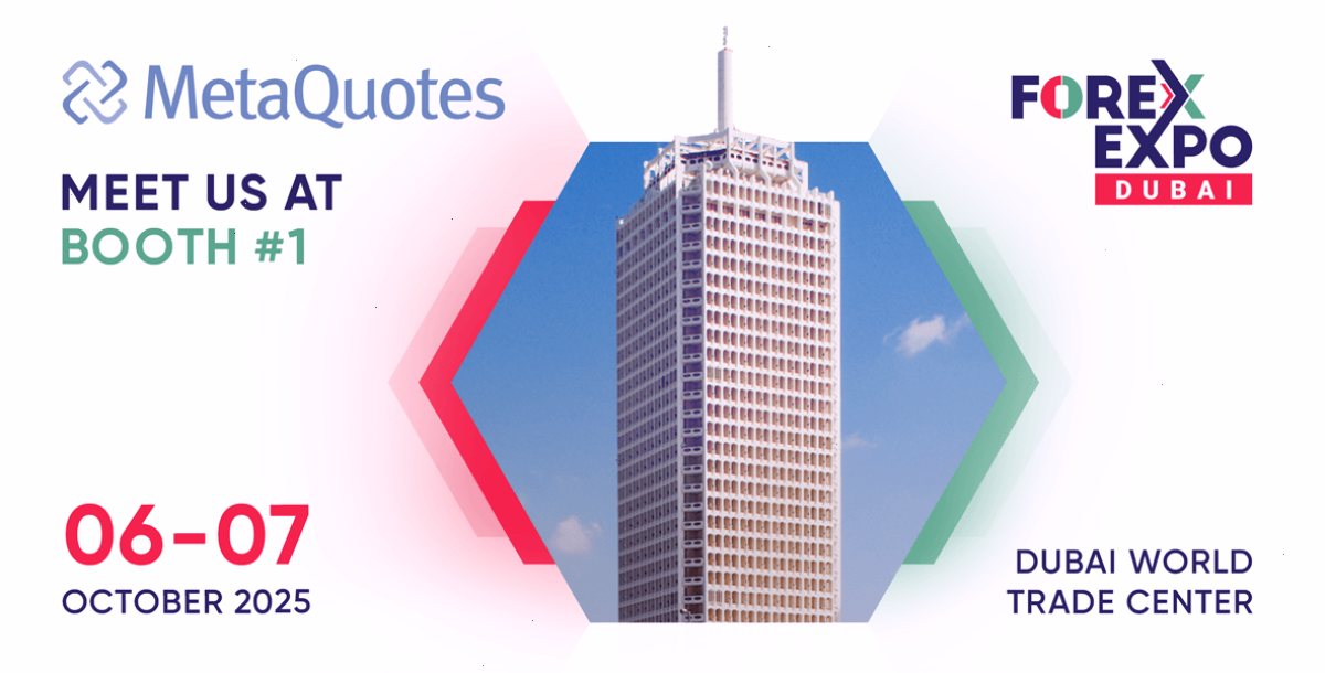 MetaQuotes 将参加 2025 年迪拜外汇博览会